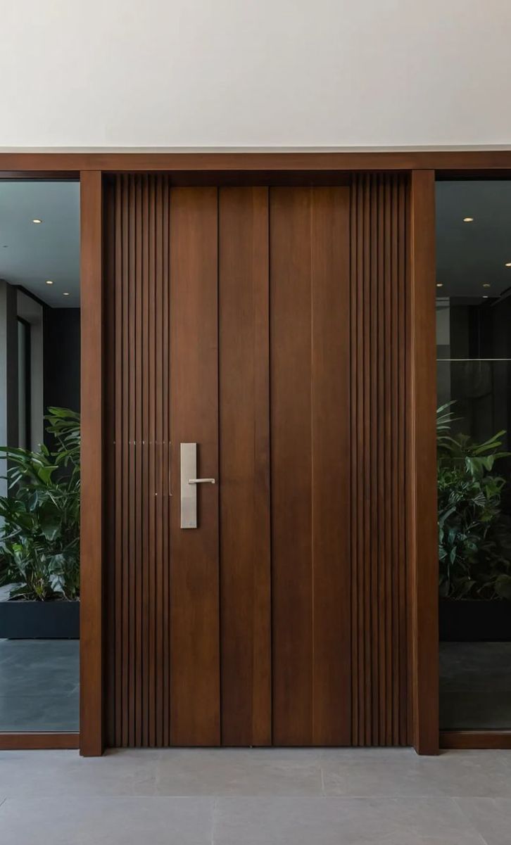 Solid teakwood door